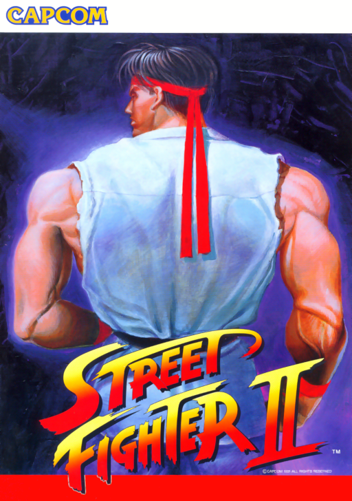 Street Fighter II - The World Warrior (910522 World) Arcade Game Cover